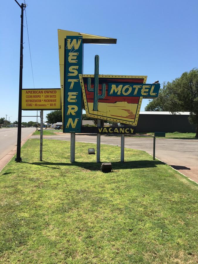 Western Motel Sayre Exteriör bild
